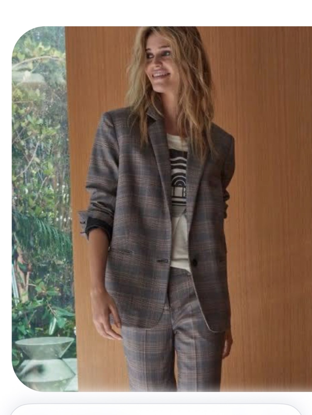 Ba&sh single -button blazer from contemporary French fashion